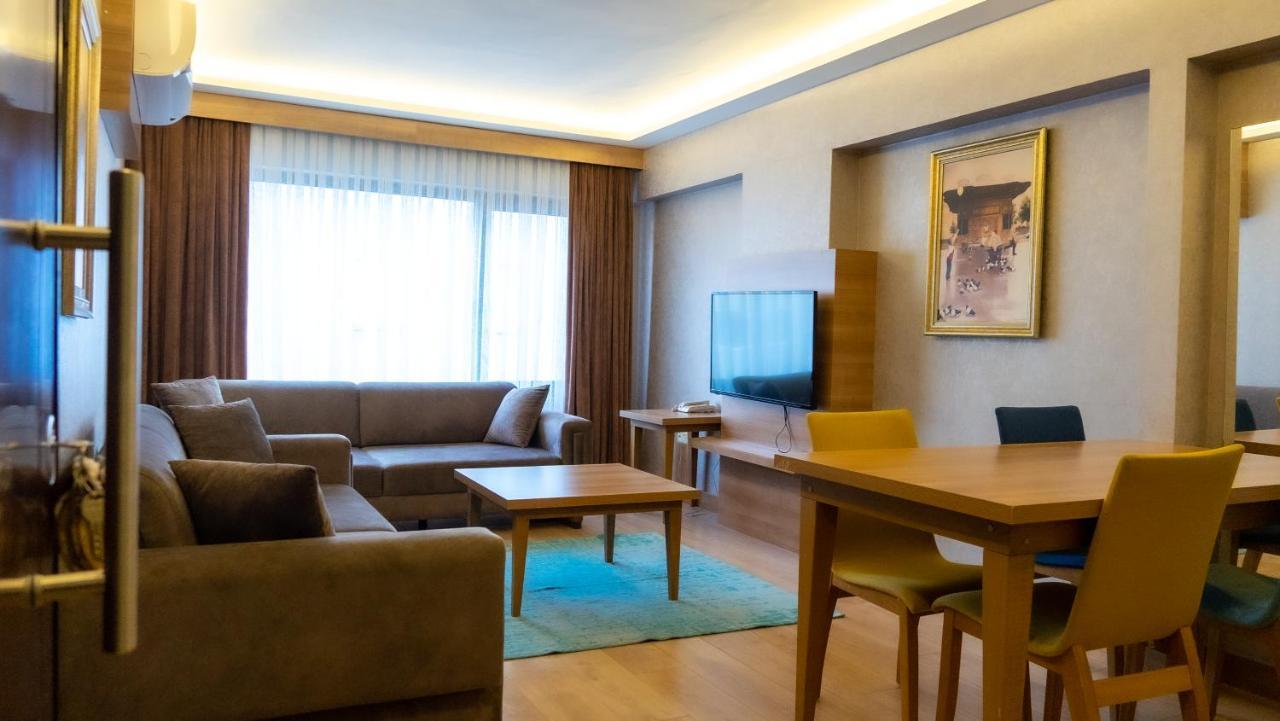 Bursa Suites Apart Otel Extérieur photo A living room in a serviced apartment in Istanbul, Turkey